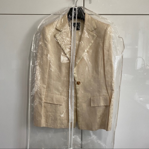 Anna Sui Cream Butterfly 1998 Jacket and Skirt Combo - Picture 14 of 14